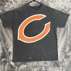 Reebok NFL Chicago Bears Big C Graphic Black Short Sleeve XL T-Shirt